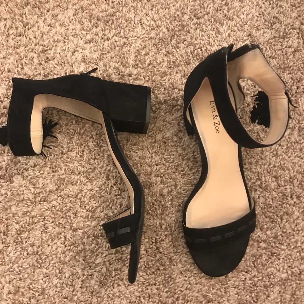Eva + Zoe block heel sandals